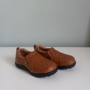Roper ostrich slip ons loafers kid-toddler Size 8